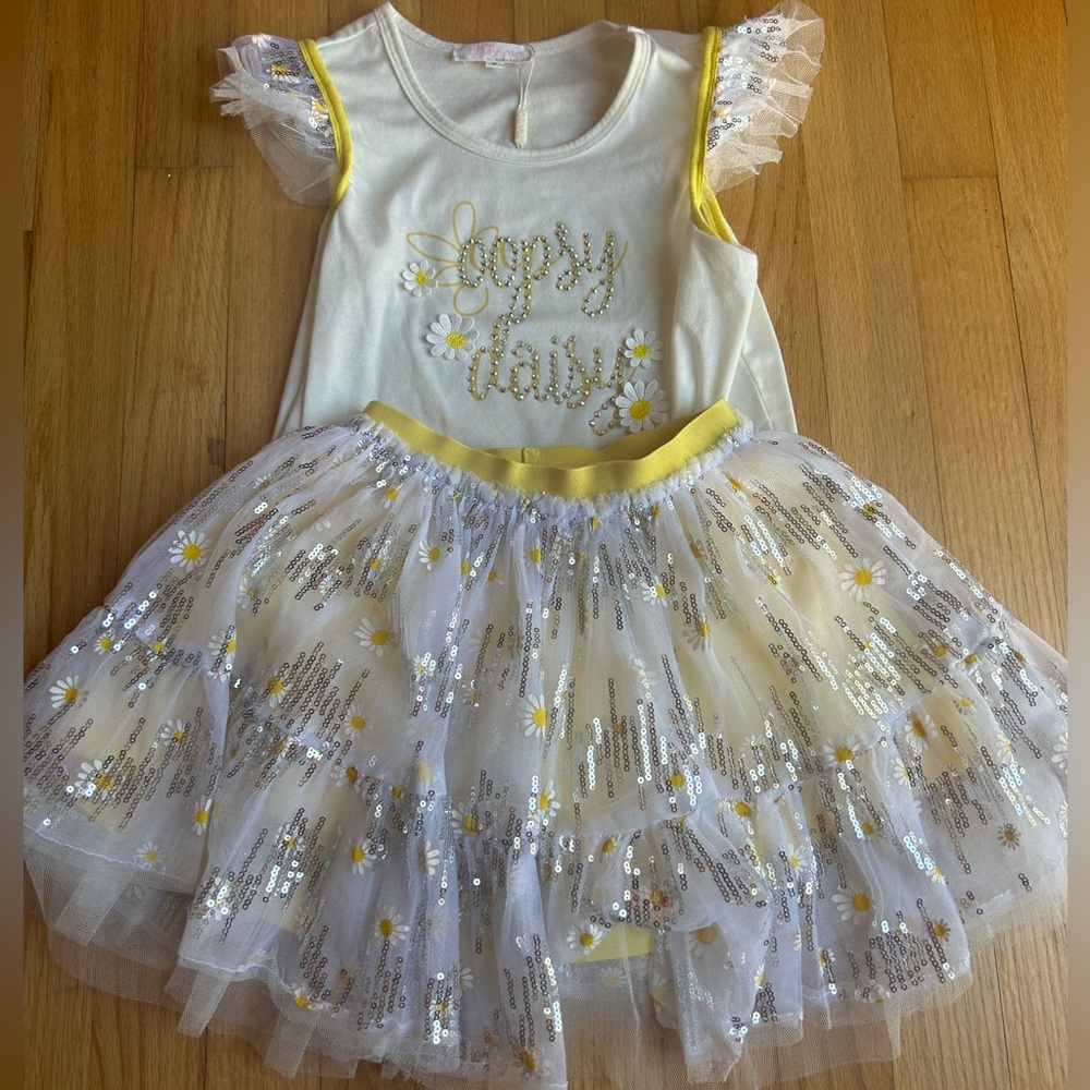 Truly Me sz 6 Girls Oopsie Daisy 2pc